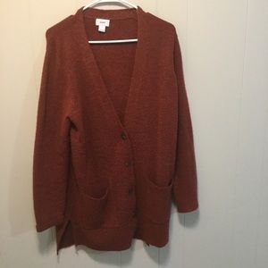 Old Navy Burnt Orange Long Cardigan